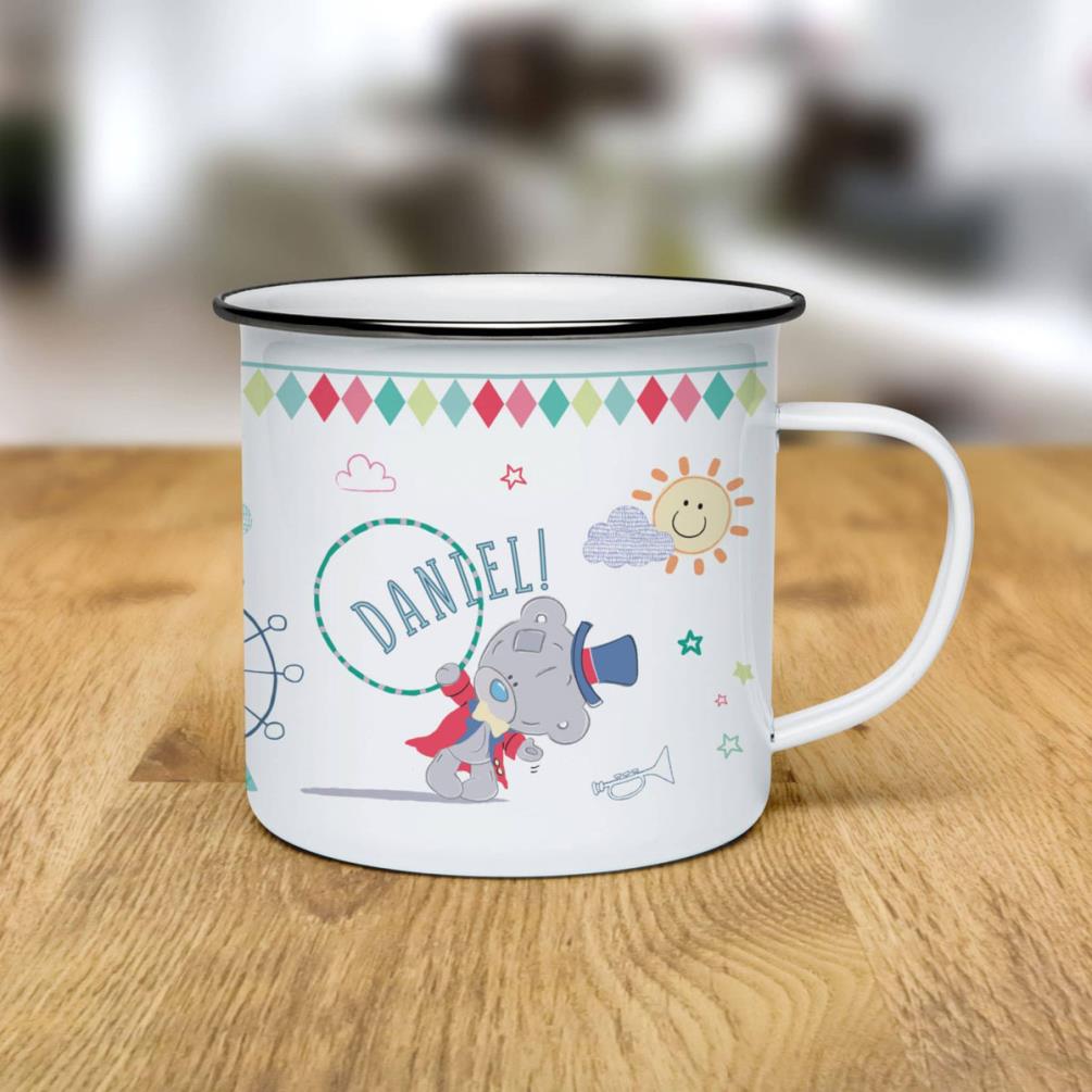 Personalised Tiny Tatty Teddy Little Circus Enamel Mug Extra Image 1